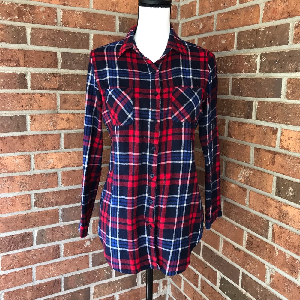Flannel button down shirt
